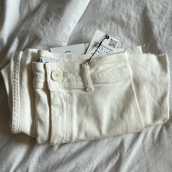 Zara The Marine Wide Leg Jeans - Picture 5 of 6